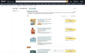 amazon wishlist