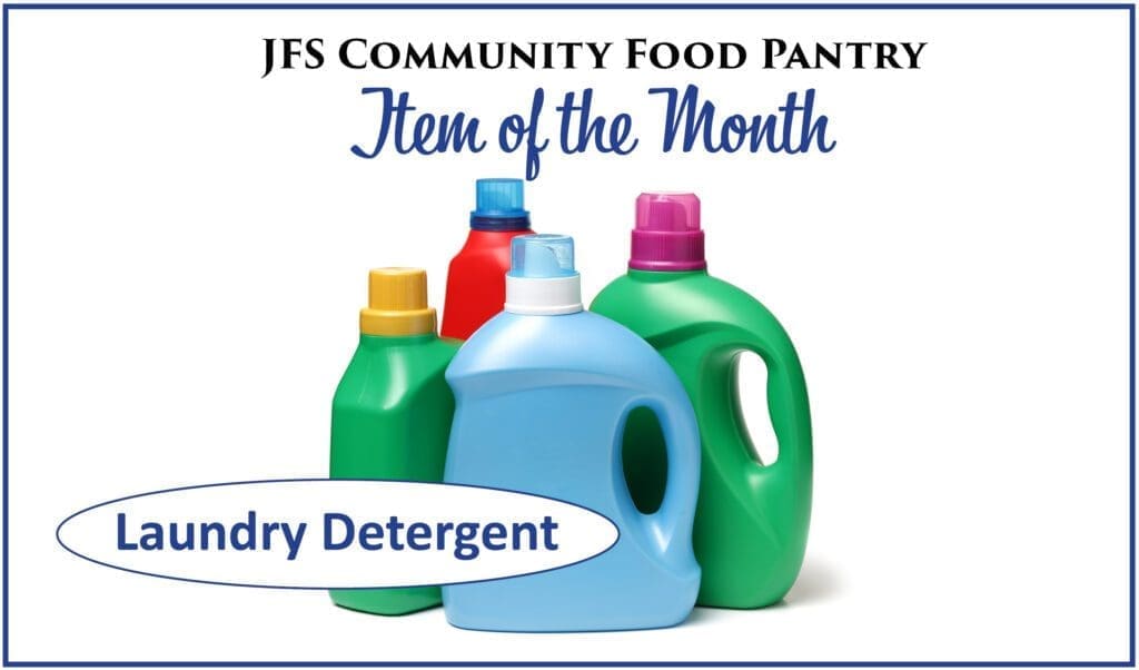 Item of the Month laundry detergent graphic