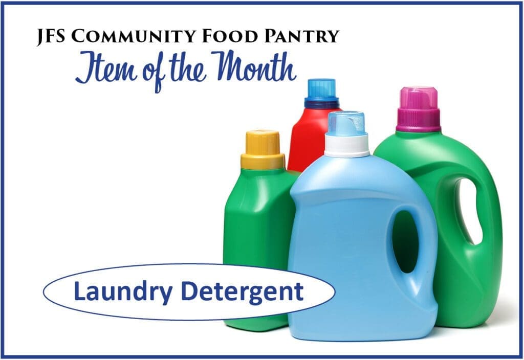 Item of the Month laundry detergent graphic